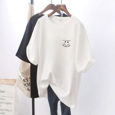 있음 선적 한국 대외 무역 반팔 티셔츠 여성 루즈핏 한국 스타일 ins 트렌디 여름 새로운 다용도 반팔 맨위 여성