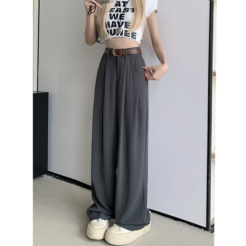 Real shot!  !  2024 New Loose Drape Casual Pants Slim Suit Pants Women