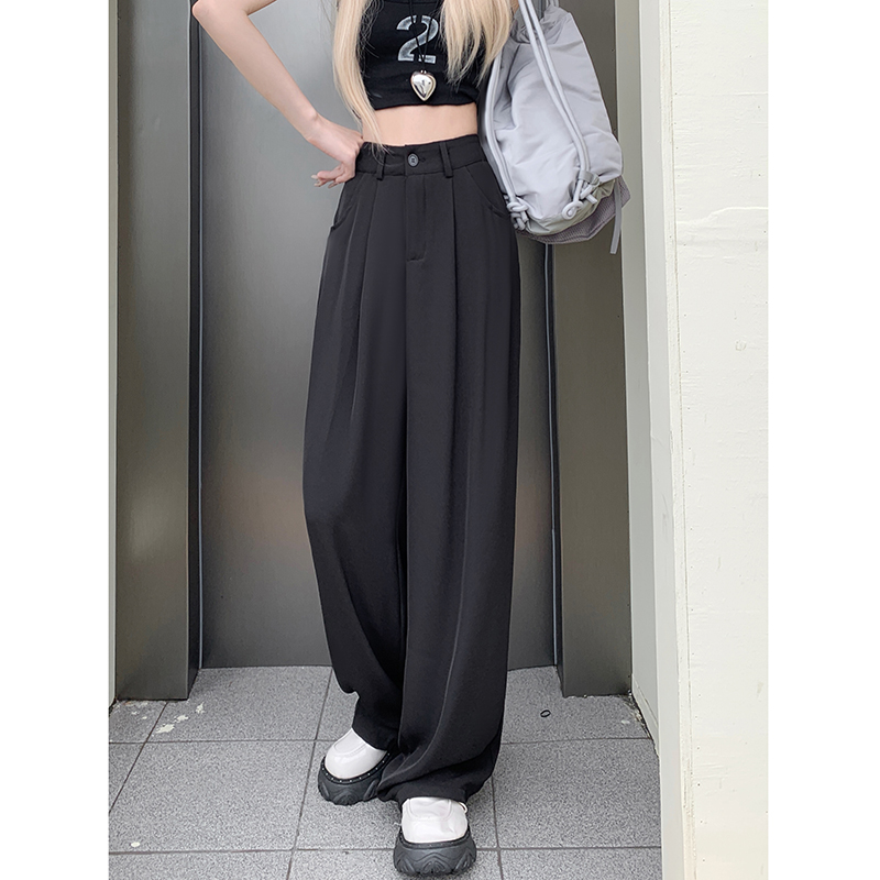 Real shot!  !  2024 New Loose Drape Casual Pants Slim Suit Pants Women