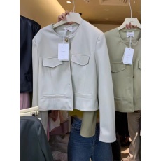 批发韩国东大门2025年时尚小皮衣高级感长袖金属扣圆领pu皮短外套女