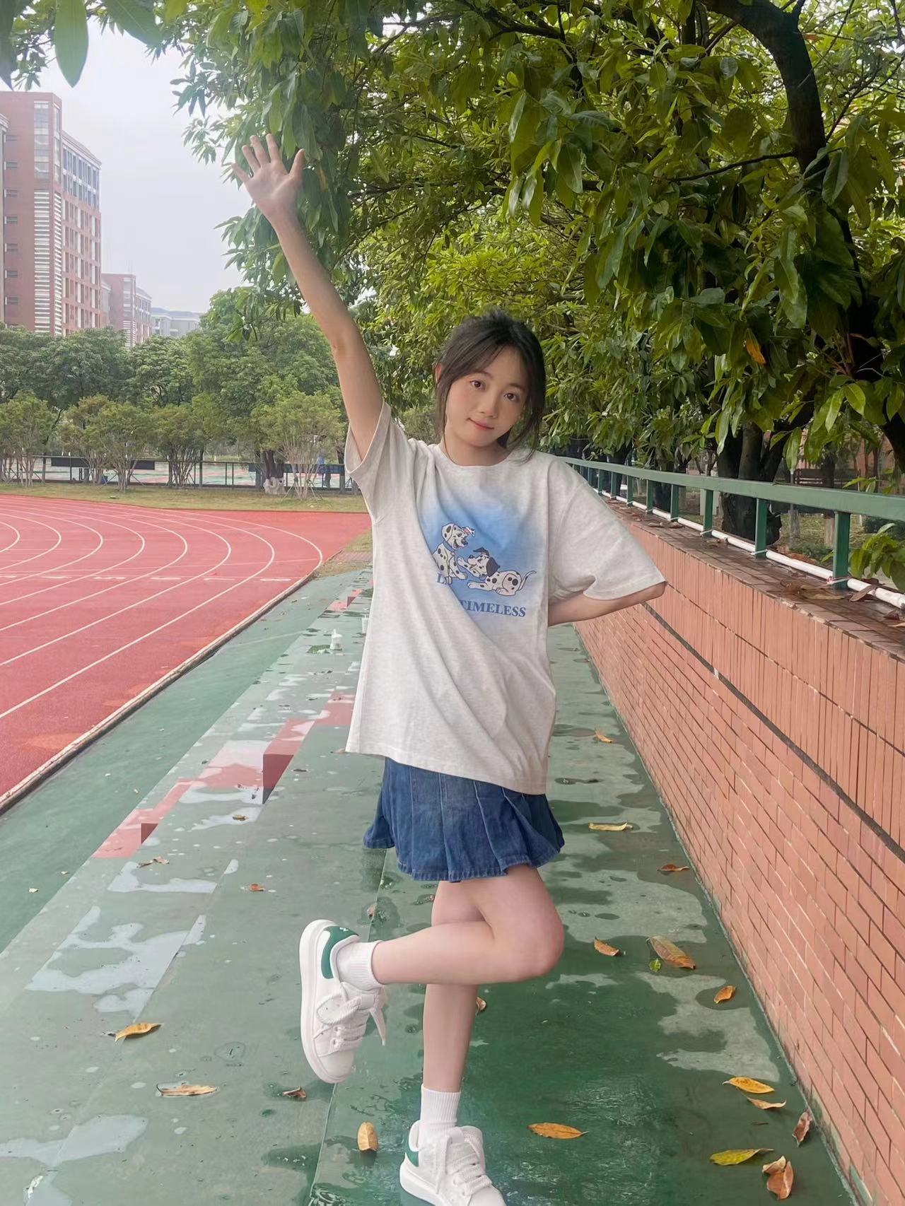 高質量純棉220克精梳緊密手感好直播品質前印花短袖t恤女