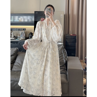 Zwinnie/詹維尼蝴蝶系列之 青出於藍輕奢連衣裙漢服GYT14