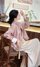 新中式女装中国风套装禅意外套汉服改良旗袍裙子早春穿搭2024新款