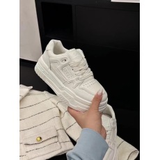 批发实拍2厚底增高2024春季新品真皮单鞋板鞋女6cm小个子休闲小白鞋女