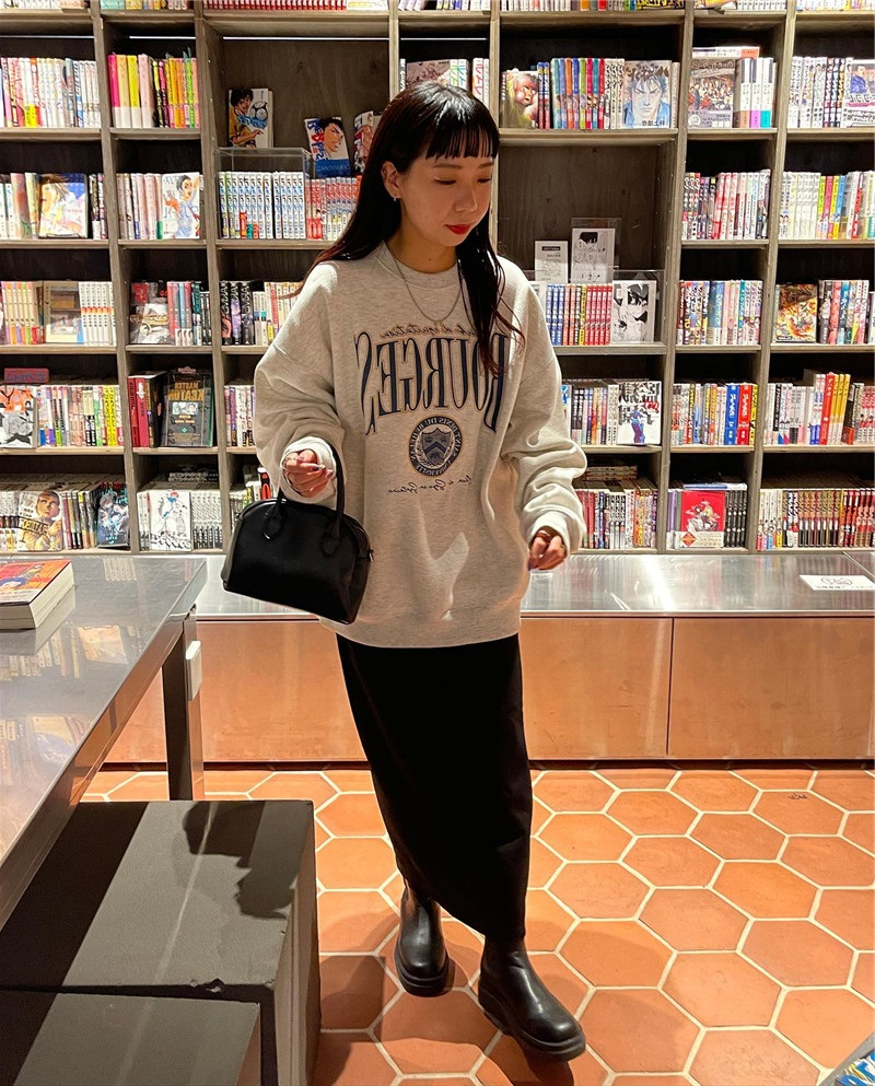 Super hot cec sweatshirt for women spring and autumn Korean version oversize hooded thin jacket ins trendy student loose top