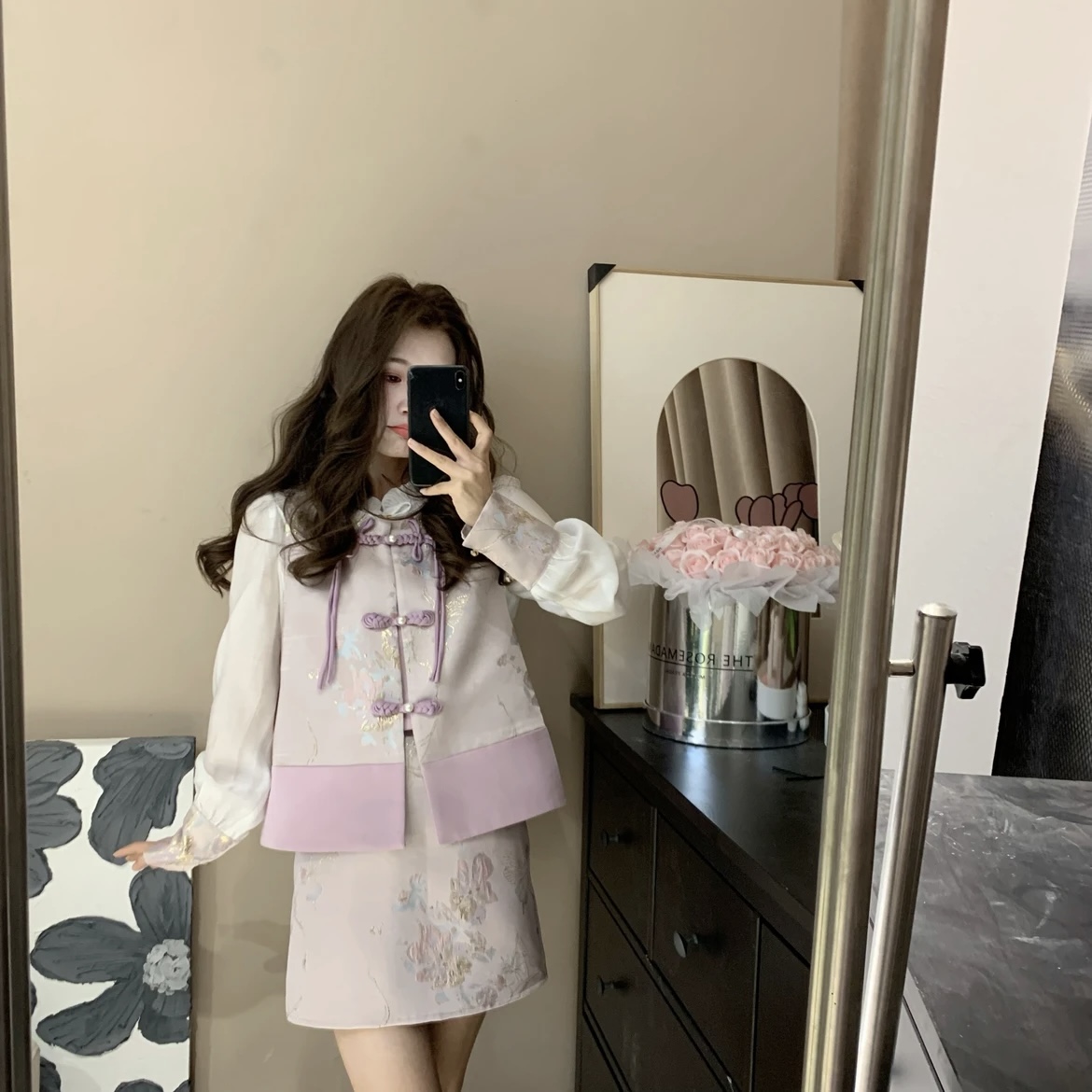 KKXIN Yunzhi Yimeng suit original designer women's French retro daily wear suit