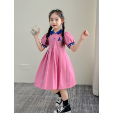 批发白色女童<b class='q'>连衣裙</b>夏季2026新款夏装洋气<b class='q'>儿童</b>短袖裙子春秋女孩公主裙