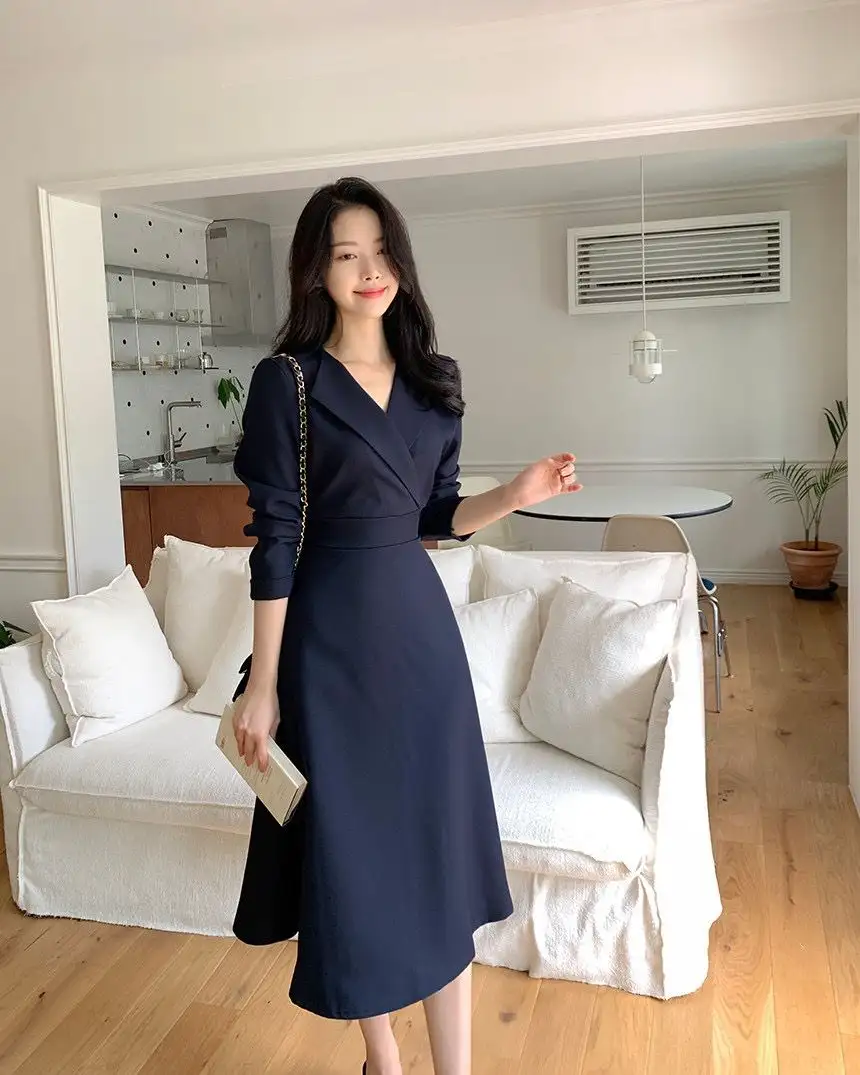 프리미엄 페이스 블라우스 원피스 상세 이미지 7