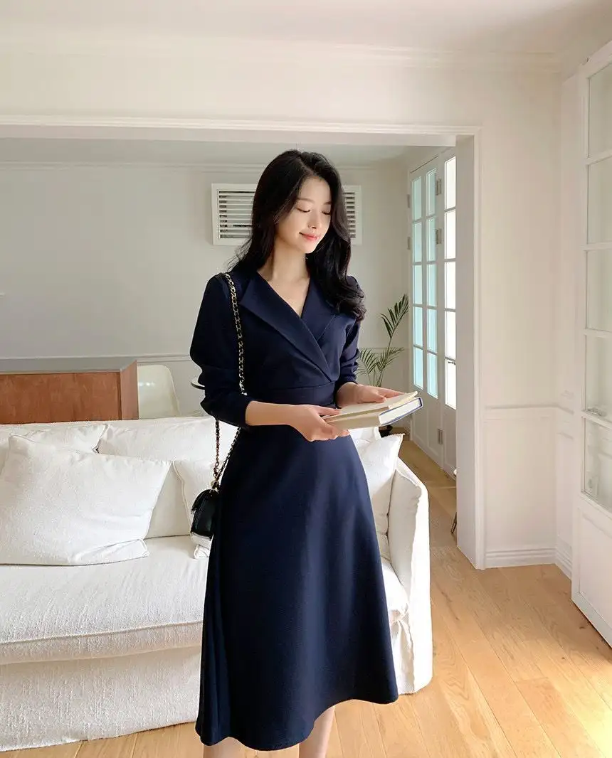 프리미엄 페이스 블라우스 원피스 상세 이미지 9