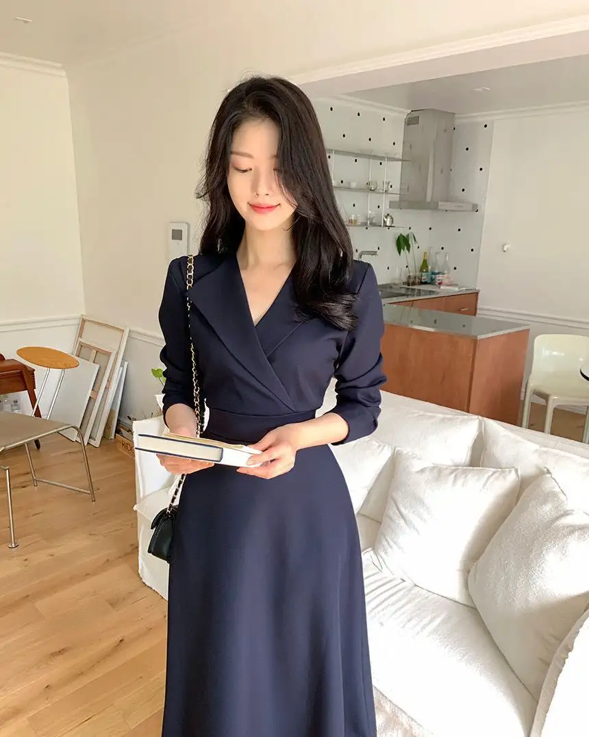 프리미엄 페이스 블라우스 원피스 상세 이미지 12