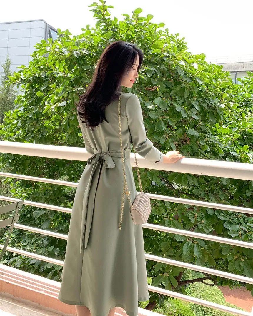 프리미엄 페이스 블라우스 원피스 상세 이미지 17