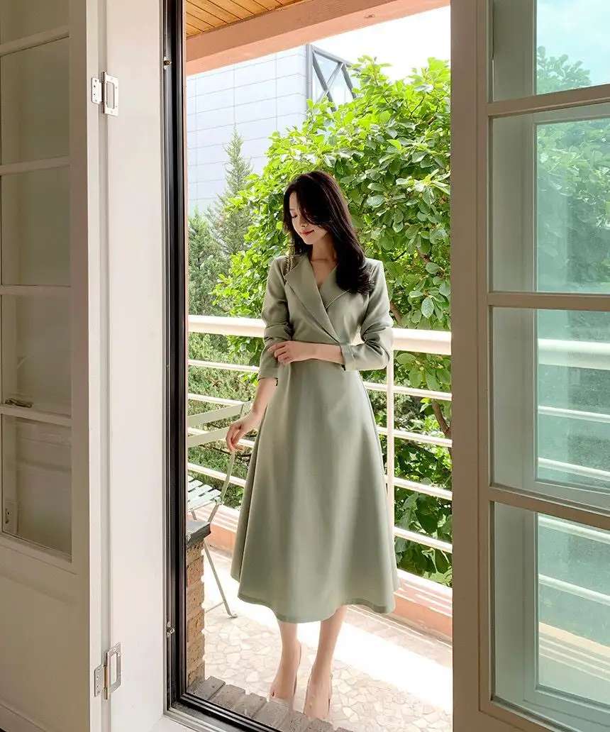 프리미엄 페이스 블라우스 원피스 상세 이미지 18
