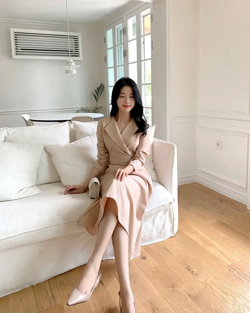 프리미엄 페이스 블라우스 원피스 상세 이미지 22
