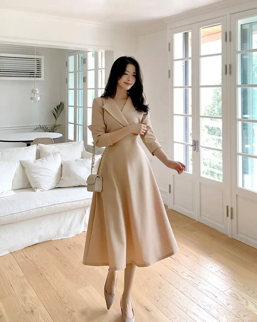 프리미엄 페이스 블라우스 원피스 상세 이미지 25