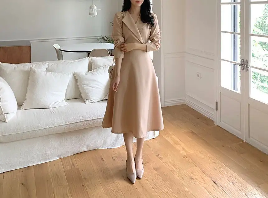 프리미엄 페이스 블라우스 원피스 상세 이미지 28