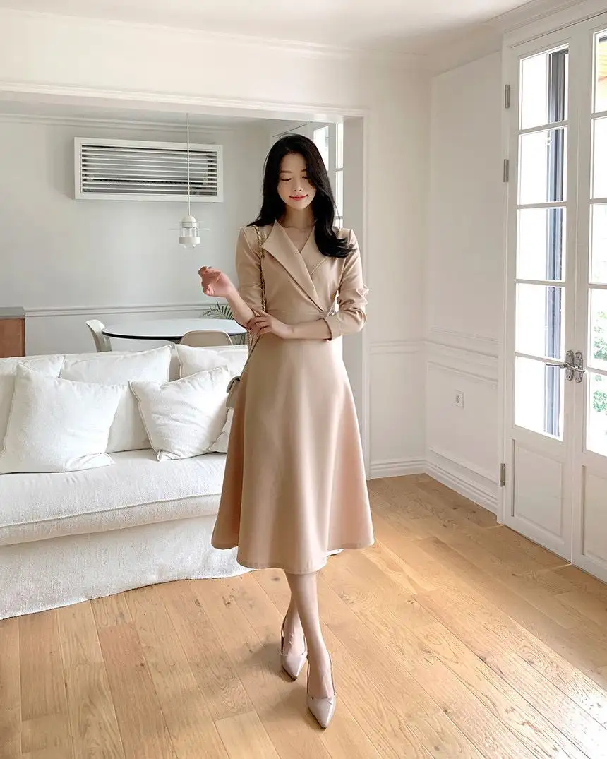 프리미엄 페이스 블라우스 원피스 상세 이미지 30