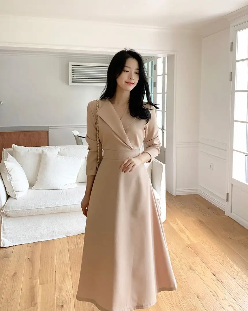프리미엄 페이스 블라우스 원피스 상세 이미지 31