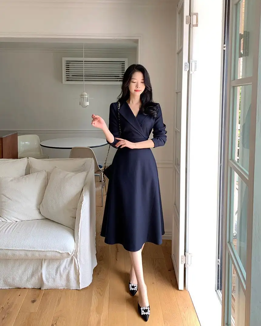 프리미엄 페이스 블라우스 원피스 상세 이미지 33