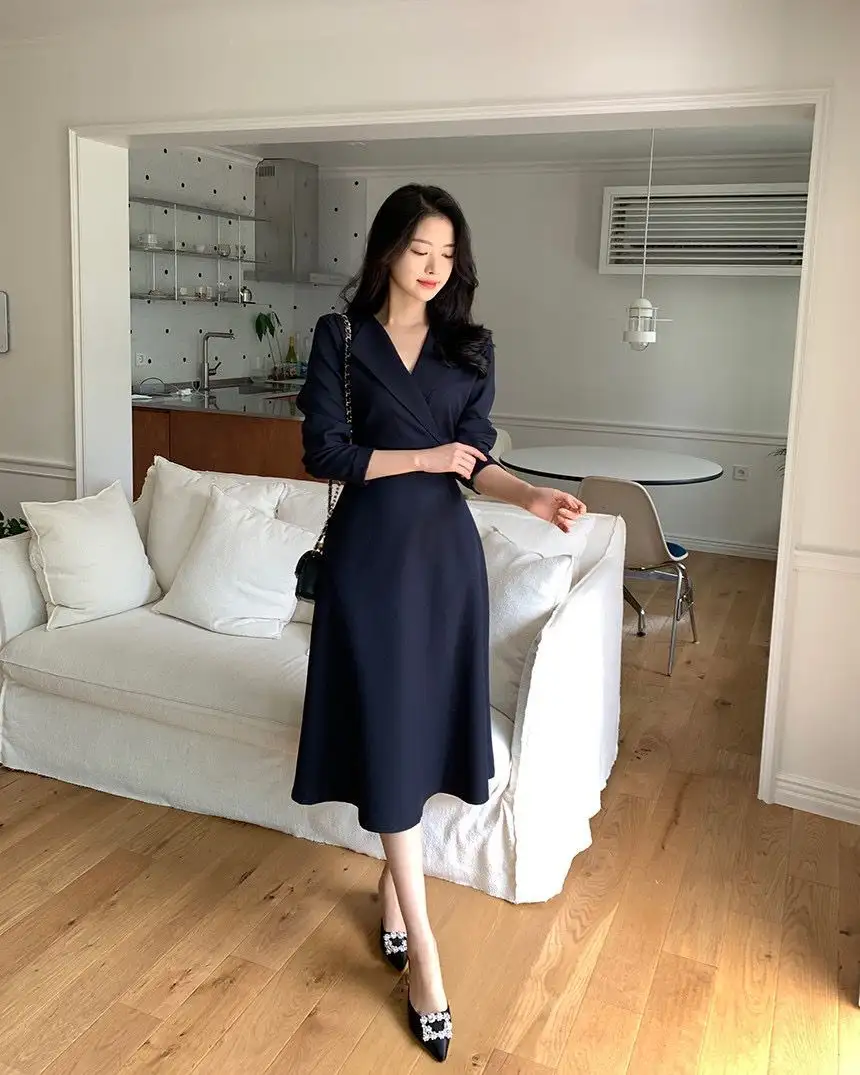 프리미엄 페이스 블라우스 원피스 상세 이미지 34