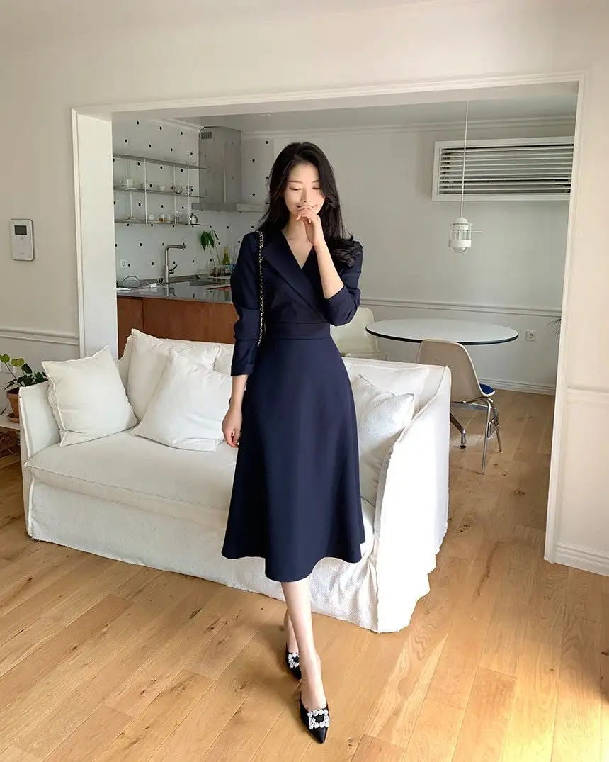프리미엄 페이스 블라우스 원피스 상세 이미지 35