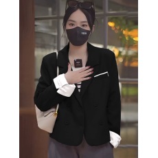 批发新中式国风西装外套<b class='q'>女装</b>2026春季新款小个子复古西服短款显瘦上衣
