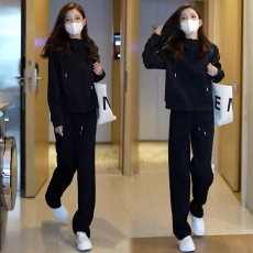 批发官图 运动服套装女士2026春<b class='q'>秋</b>装新款卫衣两件套休闲时尚时髦爆款