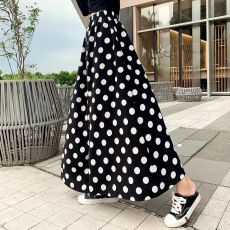 批发夏季<b class='q'>裤裙</b>阔腿裤<b class='q'>雪纺</b>碎花阔腿裤女<b class='q'>裤裙</b>夏波点裤子高腰