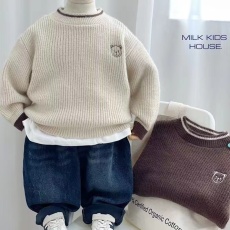 批发童装儿童针织马甲秋季新款男女童坎肩中小童毛衣背心宝<b class='q'>宝马</b>夹外穿