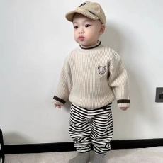 批发童装儿童针织马甲秋季新款男女童坎肩中小童毛衣背心宝<b class='q'>宝马</b>夹外穿