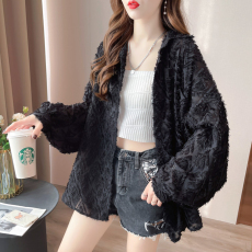 批发实拍特价抖音原版做工质量<b class='q'>中长款</b>薄款<b class='q'>开衫</b>防晒衬衫流苏外套女