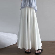 批发实拍大码女装<b class='q'>雪纺</b>半身裙裤2026春夏高腰中长款A字显瘦裙裤仙女裙