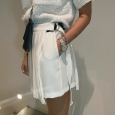 批发东大门2026春季新款休闲纯色白色防走光半身短裙显瘦百褶<b class='q'>短裤</b>裙女