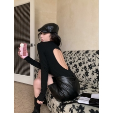 批发实拍实价秋欧美性感辣妹风莫代尔露背连体打底上衣女修身显瘦<b class='q'>T</b><b class='q'>恤</b>