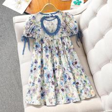 批发女<b class='q'>童</b><b class='q'>夏装</b><b class='q'>连衣</b><b class='q'>裙</b>2026新款洋气儿<b class='q'>童</b>装<b class='q'>裙</b>子夏季女孩碎花泡泡袖公主<b class='q'>裙</b>