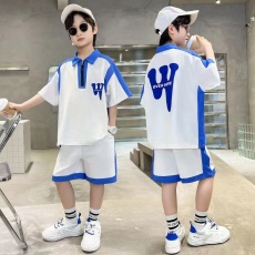 批发男<b class='q'>童</b><b class='q'>夏装</b><b class='q'>202</b>4新款短袖女<b class='q'>大</b><b class='q'>童</b>夏季<b class='q'>套装</b>时髦洋气运动阔腿裤儿<b class='q'>童</b><b class='q'>装</b><b class='q'>女</b>