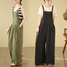 批发实拍秋装<b class='q'>大码</b>女装东大门显瘦减龄百搭甜美气质<b class='q'>背带裤</b>M-5XL200斤