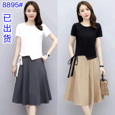 批发棉麻连衣裙女两件套2026年夏季新款女装气质显瘦修身亚麻套装裙子