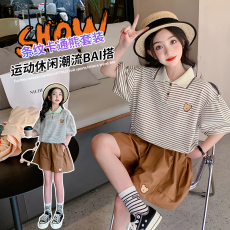 批发原版质量<b class='q'>女</b><b class='q'>童</b><b class='q'>连衣裙</b>夏装儿童裙2026新款韩版洋气女大童夏季裙子潮