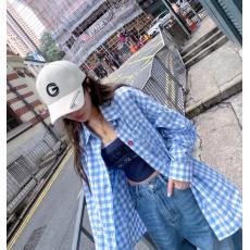 批发2026春日系复古条纹衬衫女<b class='q'>秋</b>季设计感小众叠穿衬衣学院风长袖上衣