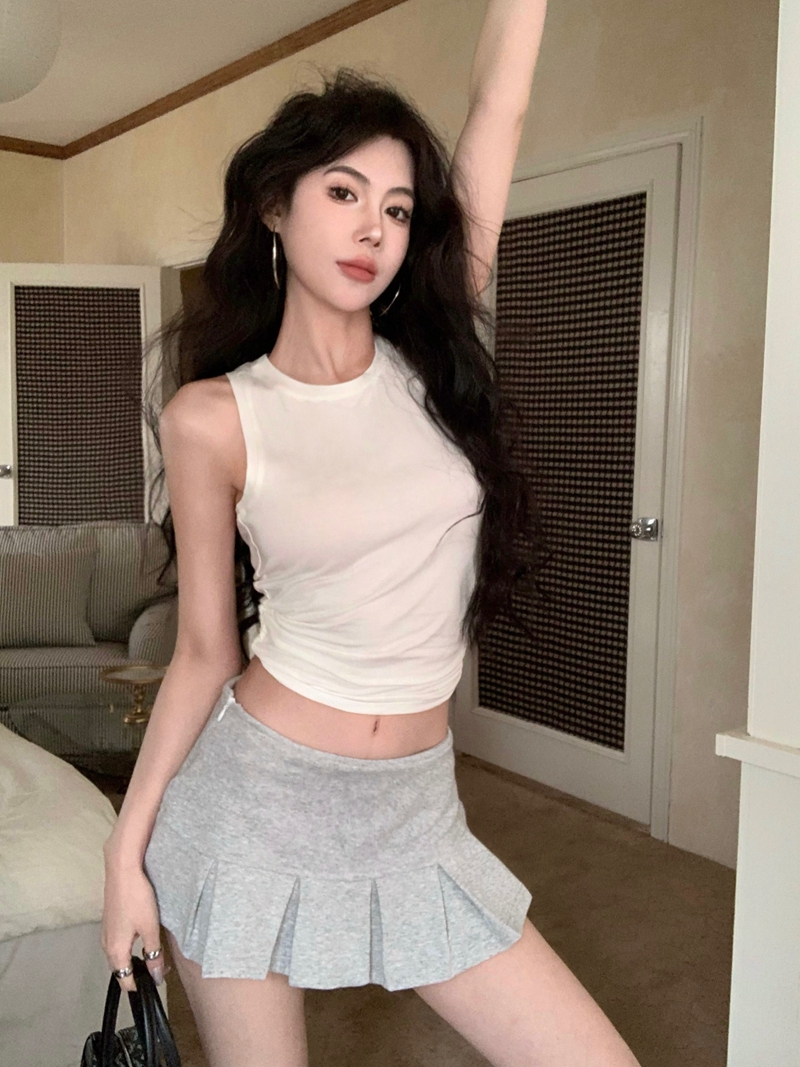 Summer High Beauty Pilates Cover Up Hollow Sleeveless Sports Tank Running Fitness Yoga Top_voghion.com