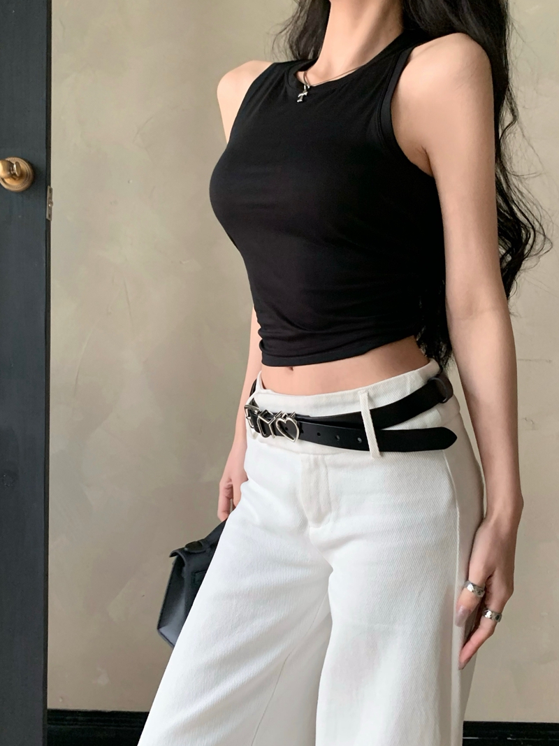 Summer High Beauty Pilates Cover Up Hollow Sleeveless Sports Tank Running Fitness Yoga Top_voghion.com
