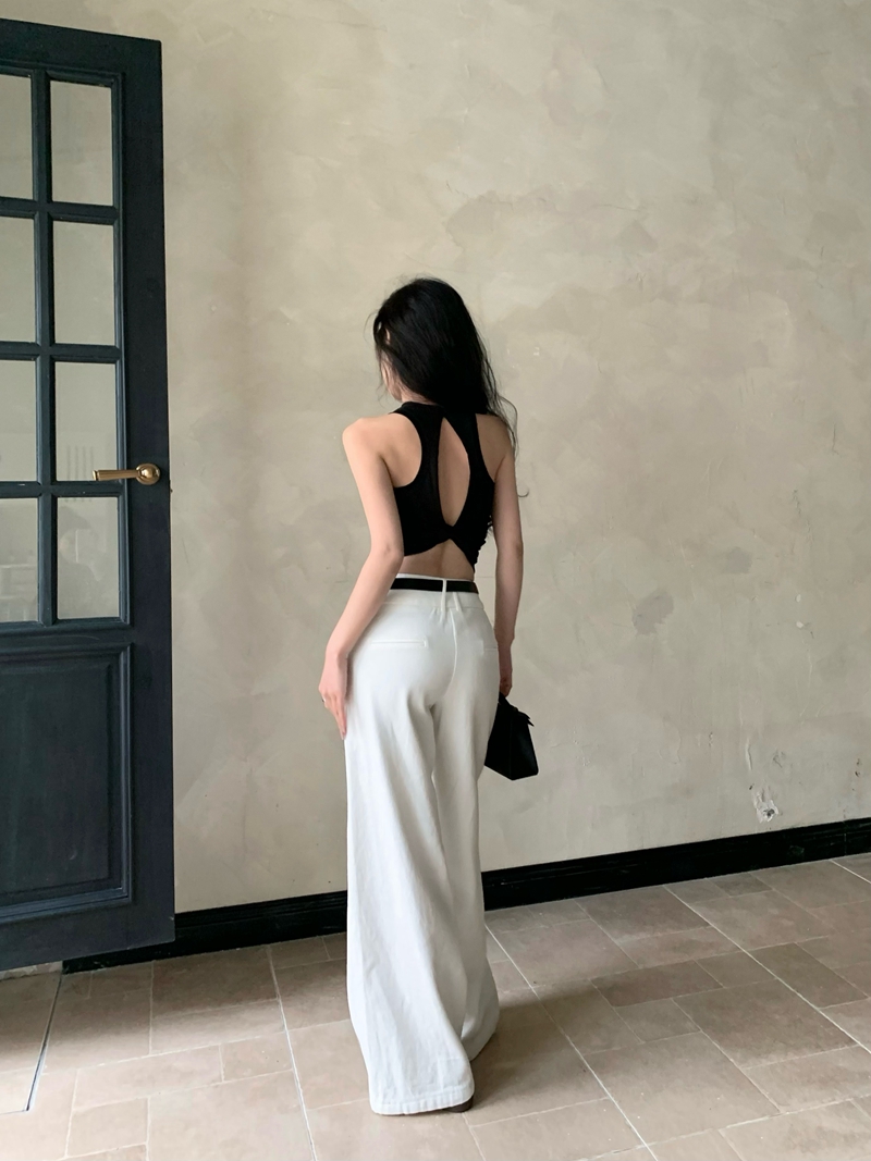 Summer High Beauty Pilates Cover Up Hollow Sleeveless Sports Tank Running Fitness Yoga Top_voghion.com