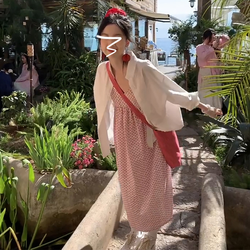粉色襯衫外套女2024早春新款設計感小眾防曬襯衣法式別致絕美上衣