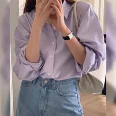 批发<b class='q'>长袖</b><b class='q'>衬衫</b>女2026新款春秋内搭法式<b class='q'>衬衣</b>别致漂亮小衫上衣设计感小众