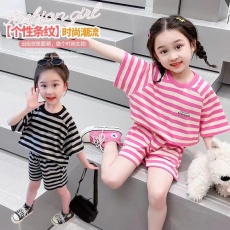 批发原版质量女童连衣裙夏装儿童裙2025新款韩版洋气女大童夏季裙子潮