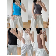 批发带胸垫内搭吊带冰丝背心<b class='q'>女</b>新款外穿小众设计感无袖针织夏季打底