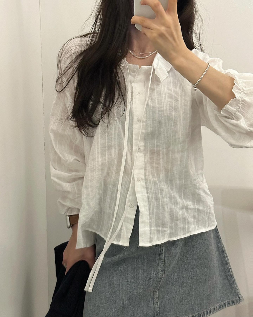 재고 있음 한국 chic 이른 가을 싱글 줄 버튼 면 자카드 리본 긴팔 셔츠 꽈배기 스웨터 조끼