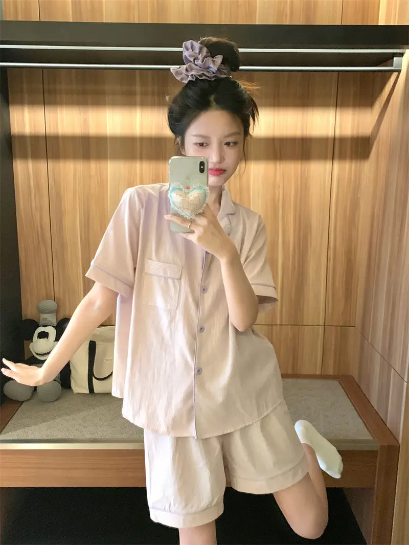소프트한 소재의 데일리 홈웨어 세트 상세 이미지 18