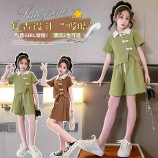 批发全棉质量女童<b class='q'>连衣裙</b>夏装儿童裙2026新款韩版洋气女大童夏季裙子潮