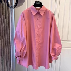 批发品牌清货撤柜女装清仓外贸工厂剪标秋韩国蝙蝠袖长袖<b class='q'>衬衫</b>棉布<b class='q'>衬衫</b>